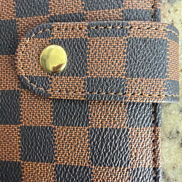 Brown Checkered A5 Planner with RED INTERIOR - Picture 11 of 15
